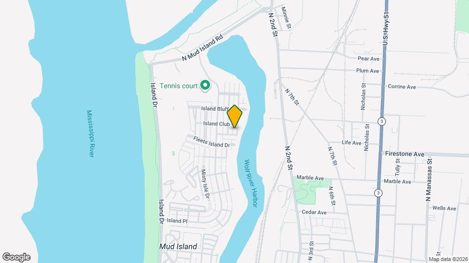 1323 Island Ridge Dr Map and Location Details