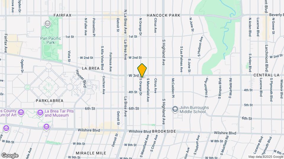 314 S Orange Dr Map and Location Details