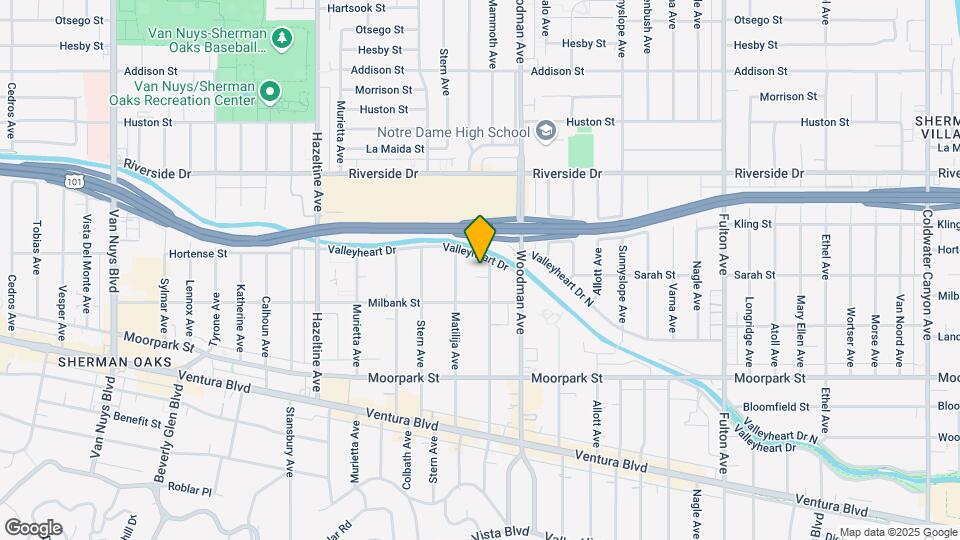 4539 Mammoth Ave Map and Location Details