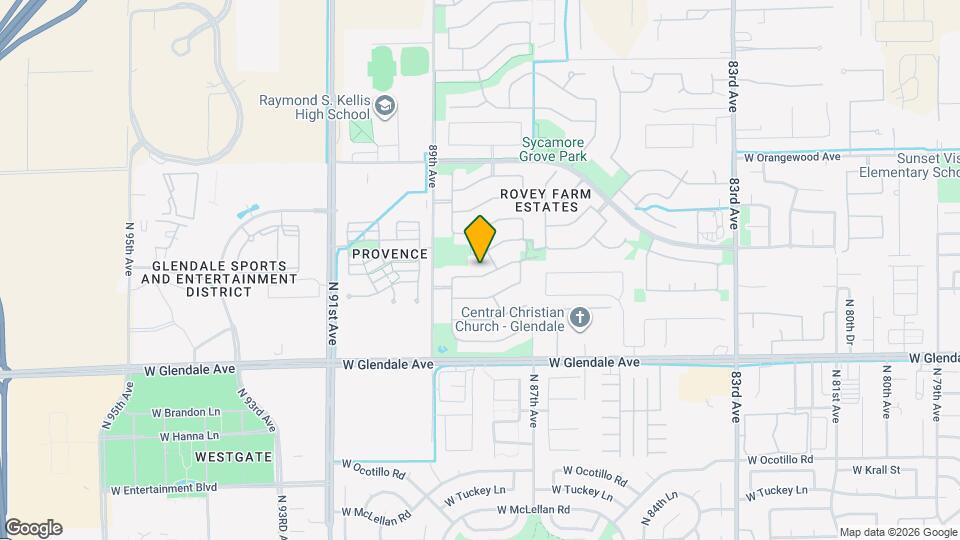 8816 West Myrtle Ave Map and Location Details