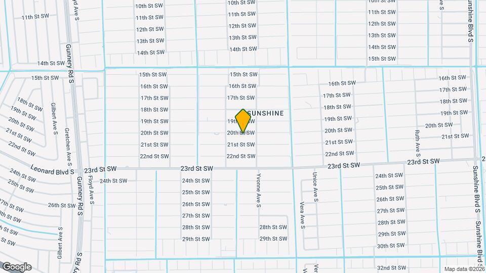 3809 20th St SW Map and Location Details