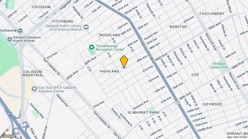 1134 89th Ave Mapa y Detalles de la Ubicación