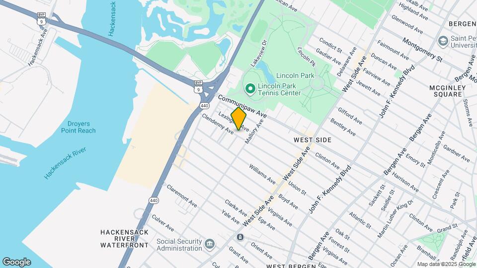 250 CLENDENNY Ave Map and Location Details