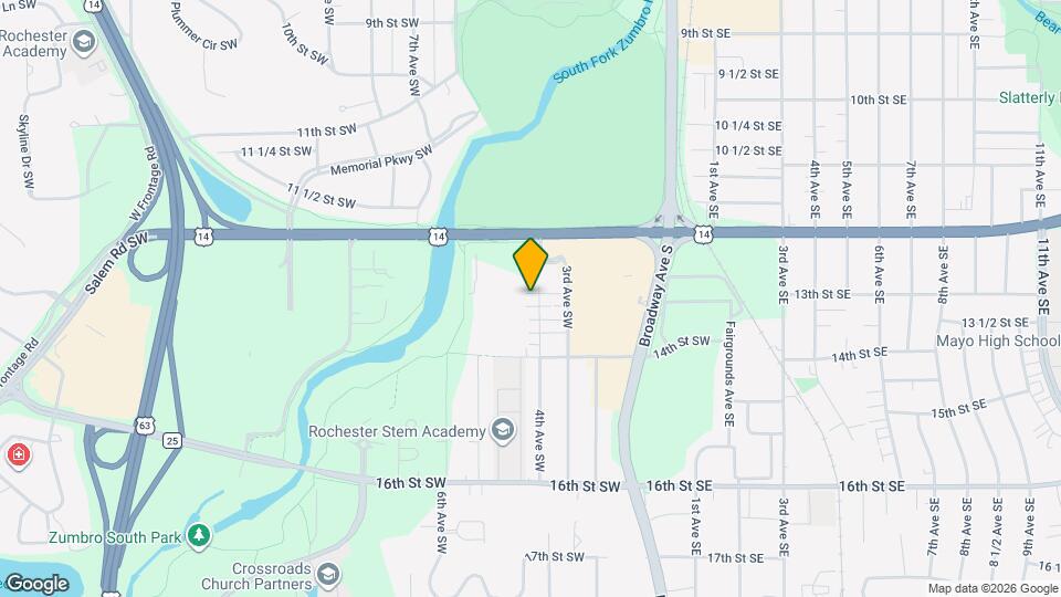 1243 4th Ave SW, Unit 1 Map and Location Details