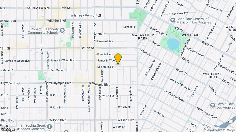 2735 San Marino St Map and Location Details