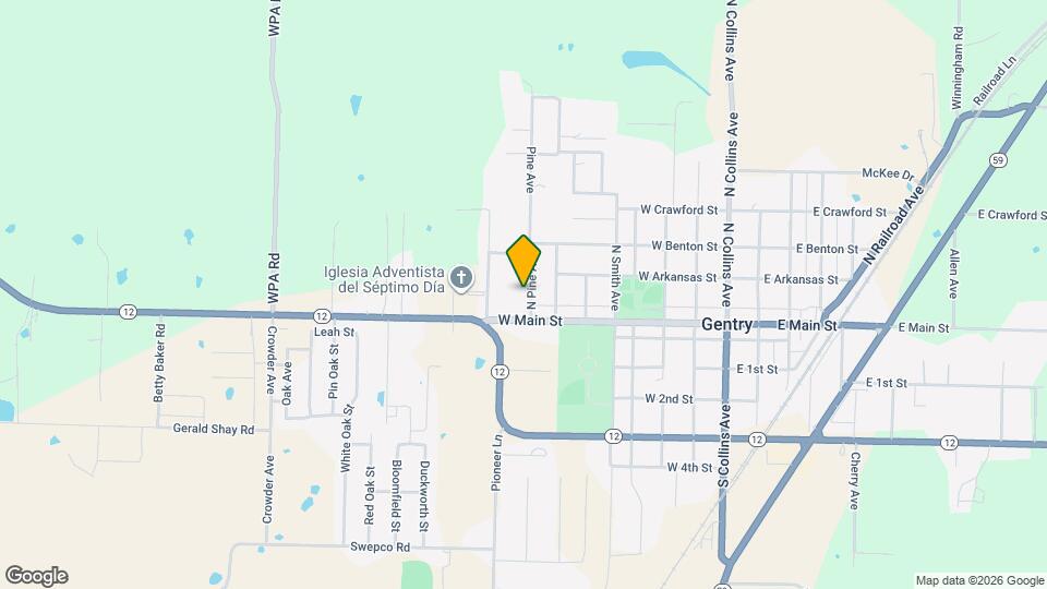 101 Pine Ave Map and Location Details