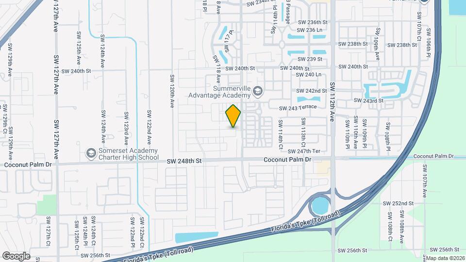 11728 SW 245 Ter Map and Location Details