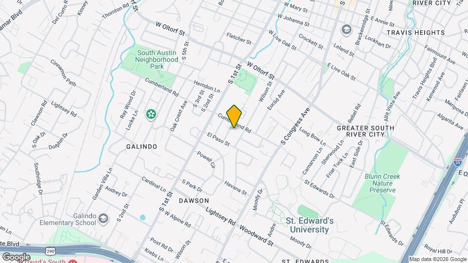 2705 La Mesa Dr Map and Location Details