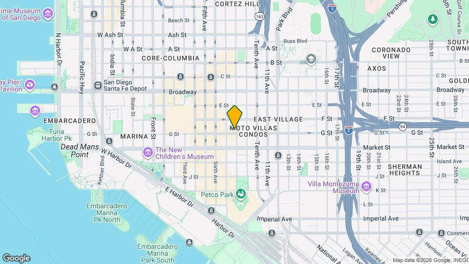 744 G St Mapa y Detalles de la Ubicación