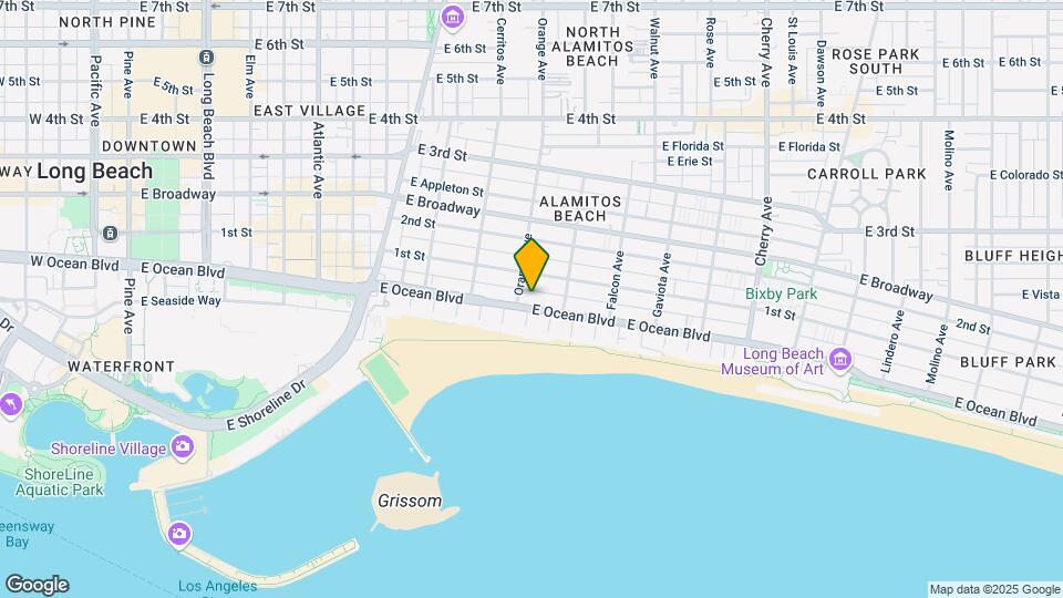 1217--1223 E Ocean Blvd Map and Location Details