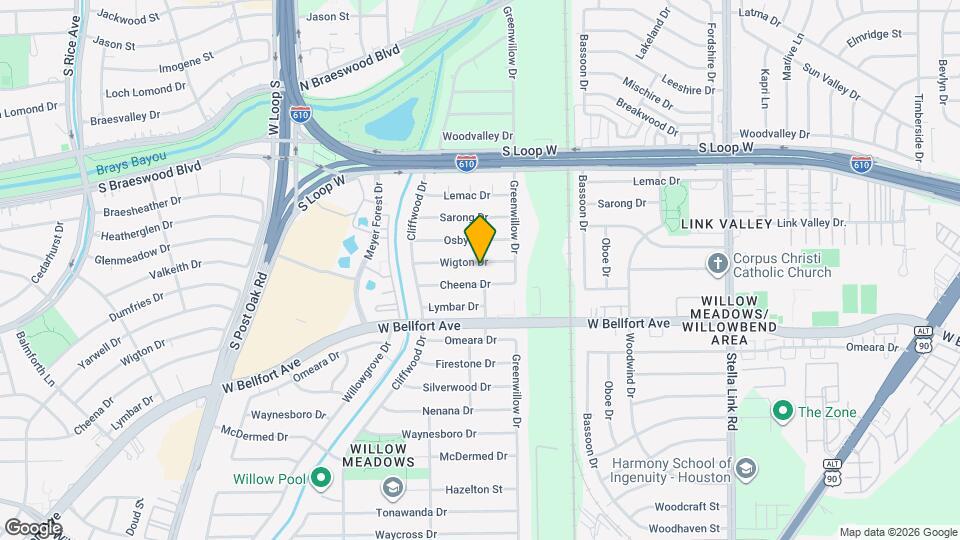 4327 Wigton Dr Map and Location Details