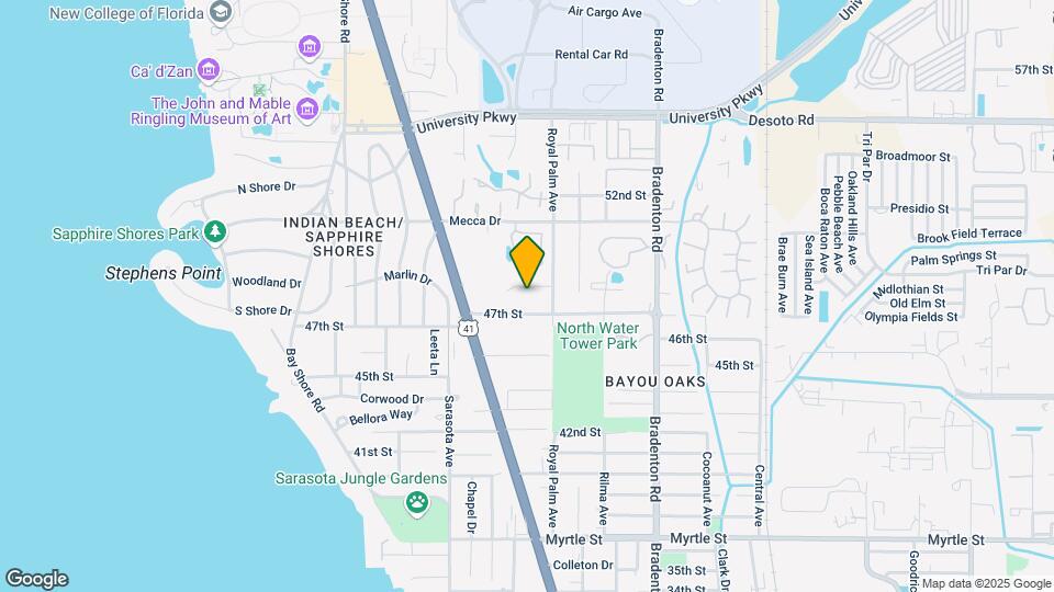 918 Royal Palm Dr Map and Location Details