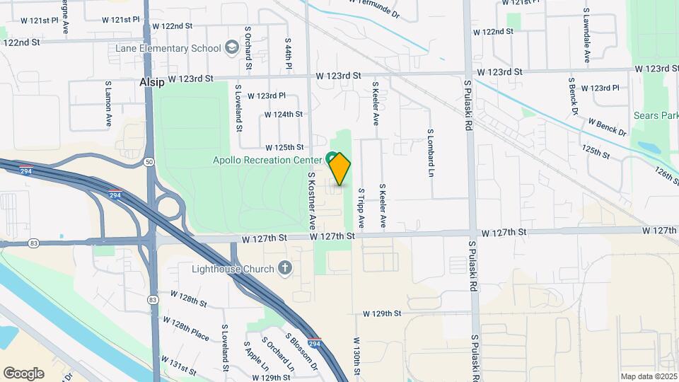 4309 W Park Lane Dr Map and Location Details