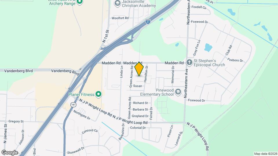 1109 Wilds Rd Map and Location Details