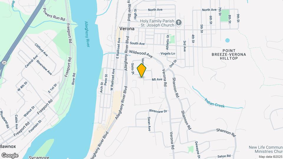 6815 Verona St Map and Location Details