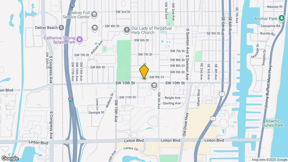 601 SW 10th St Map and Location Details