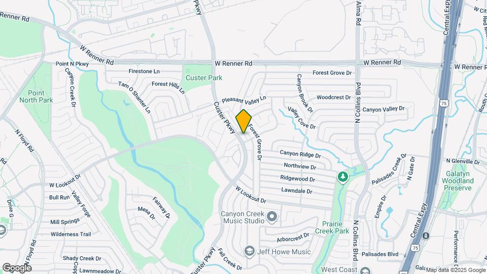 2705 Pinery Ln Mapa y Detalles de la Ubicación