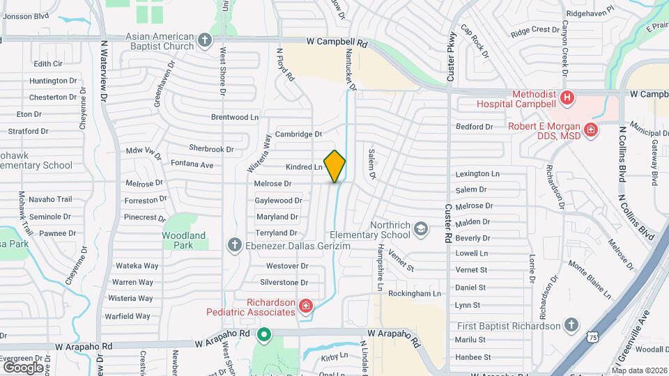 1416 Timberlake Cir Map and Location Details