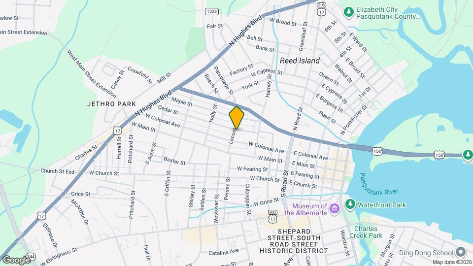 509 Cedar St Map and Location Details