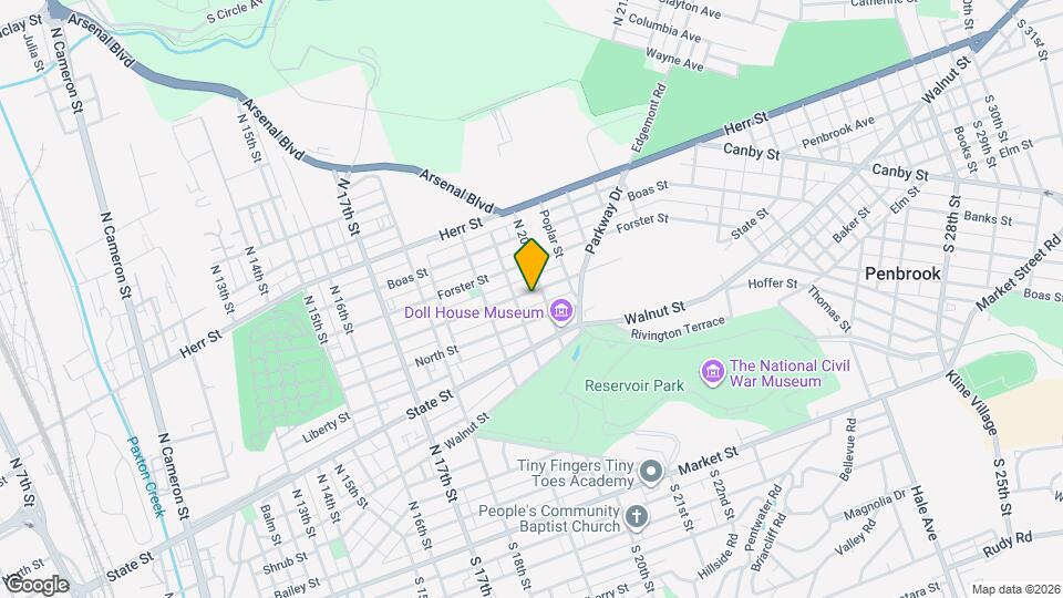 1939 Briggs St Map and Location Details