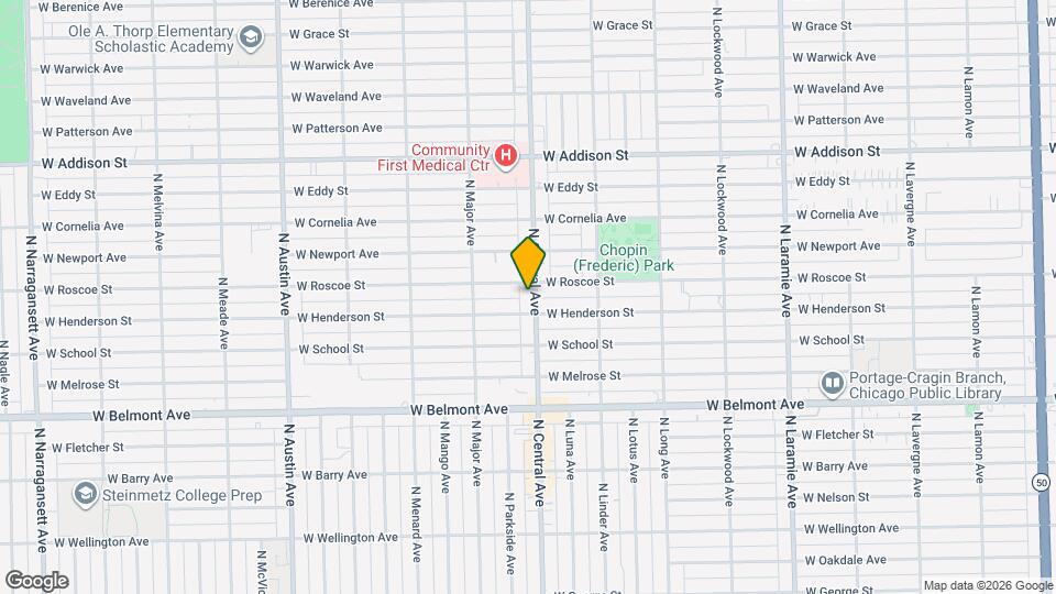 3334-3376 N Central Ave Map and Location Details