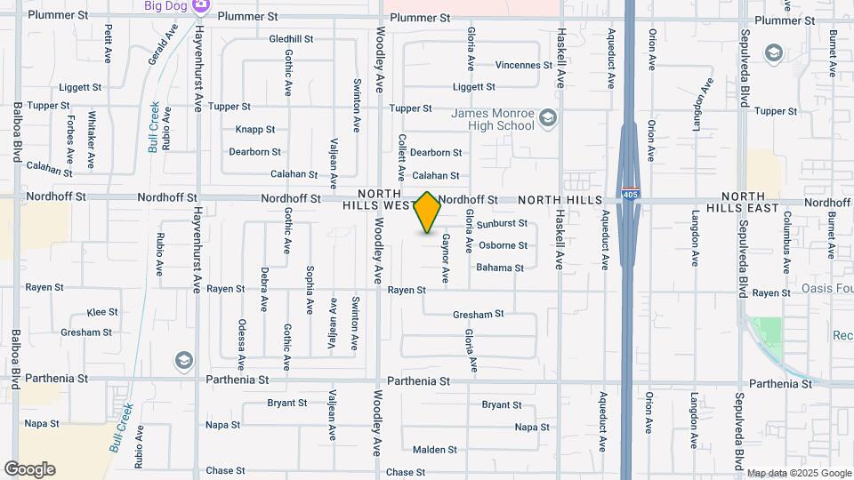 16063 Osborne St Mapa y Detalles de la Ubicación