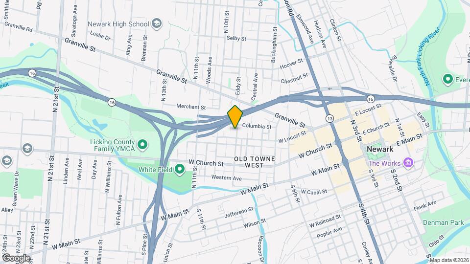 127 N 9th St Map and Location Details