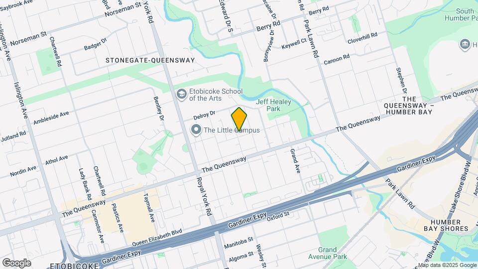 25 Moynes Av Map and Location Details