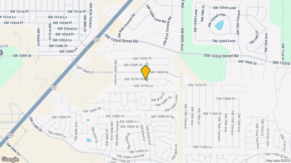 8304 SW 107th Pl Map and Location Details