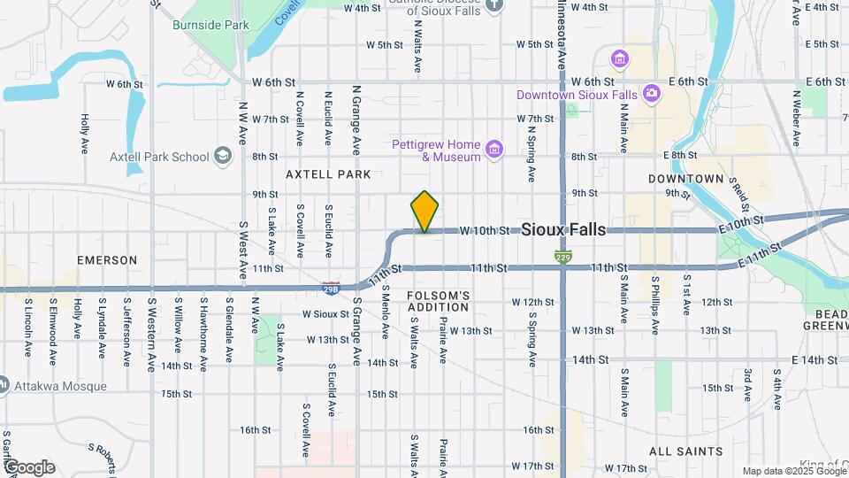 809 W 10th St, Unit 7 Map and Location Details