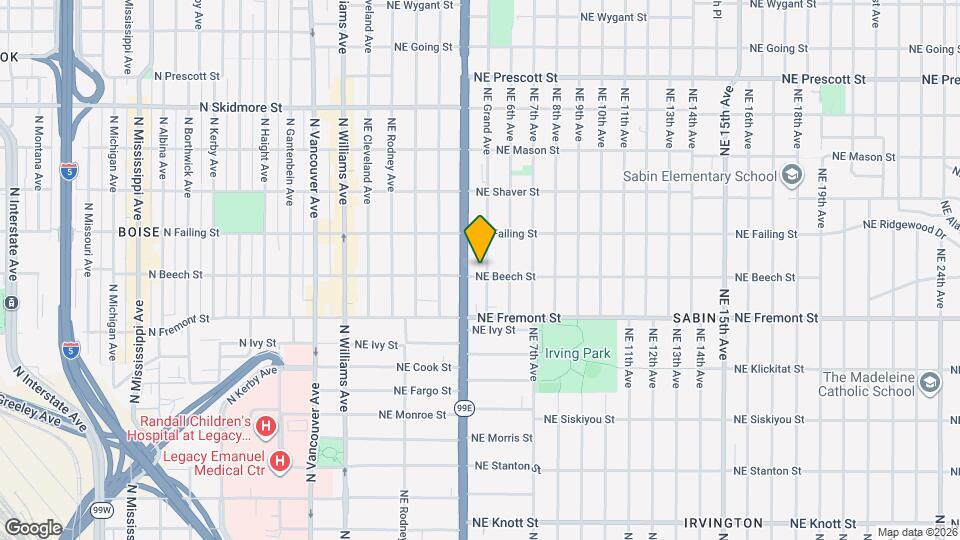 3715 NE Grand Ave Map and Location Details