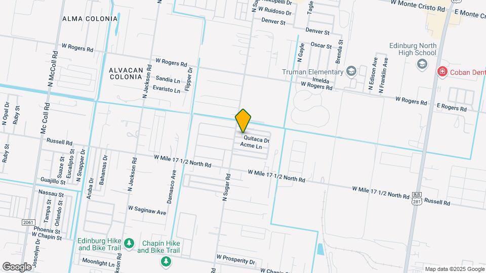 1514 Quitaca Dr Map and Location Details