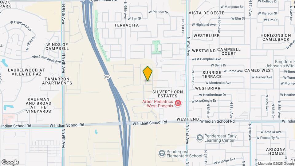 4319 N 93rd Ln Map and Location Details