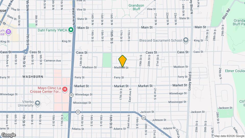 1704 Madison St, Unit O4 miller Mapa y Detalles de la Ubicación