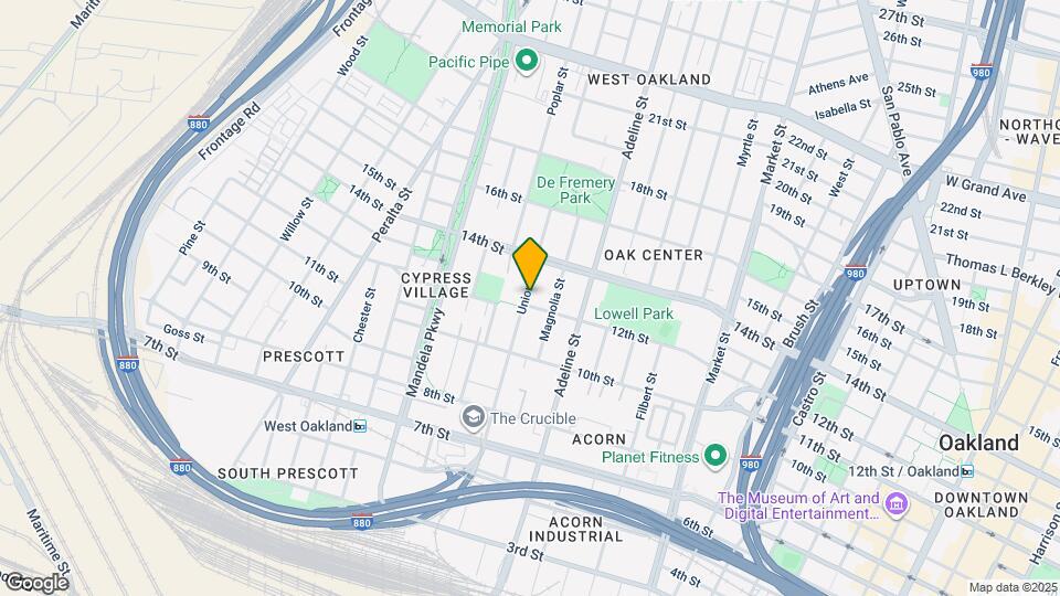 1238 12th St Map and Location Details