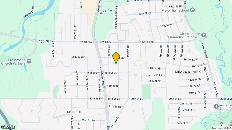 1729 2nd Ave SE Map and Location Details