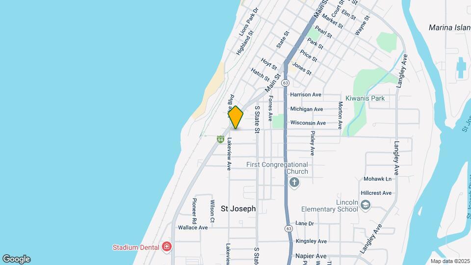 512 Winchester Ave, Unit Upper Mapa y Detalles de la Ubicación