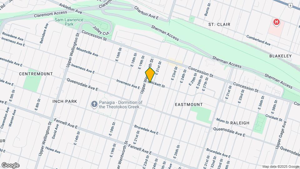 96 E 21st St Map and Location Details