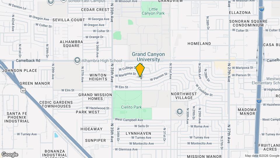 3302 W Pierson St Map and Location Details