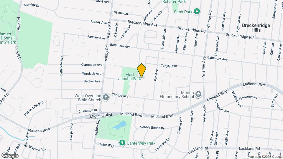 2883 Lesmer Ct Map and Location Details