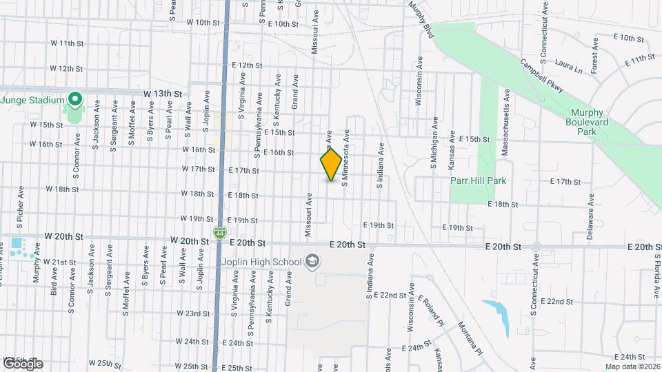 1717 Iowa Ave Mapa y Detalles de la Ubicación