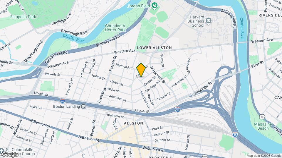 45 Bayard St, Unit 2 Map and Location Details