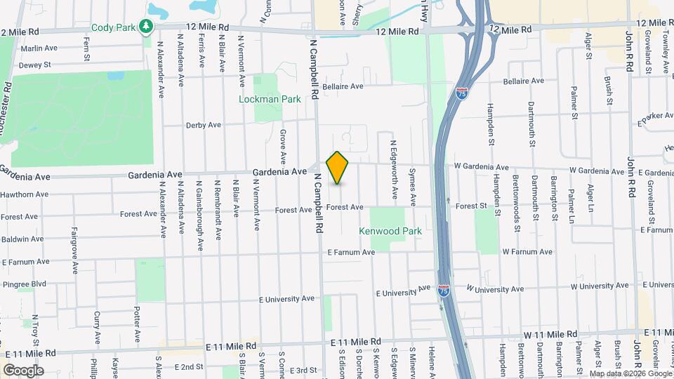 825 N Edison Ave Mapa y Detalles de la Ubicación
