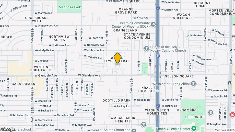 7037 N 28th Dr Map and Location Details