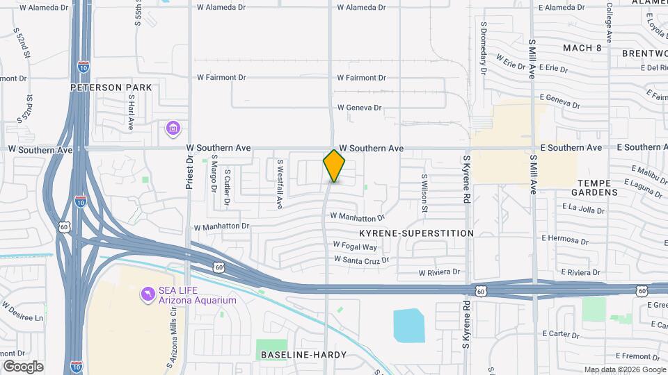 921 W Laguna Dr Map and Location Details