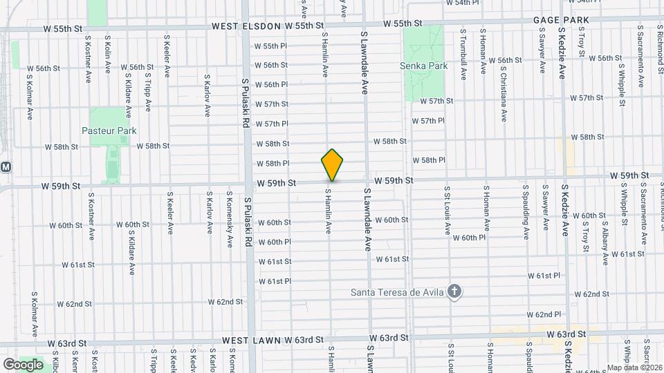 3759 W 59th St Map and Location Details