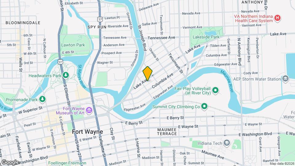 914-916 Lake Ave Map and Location Details