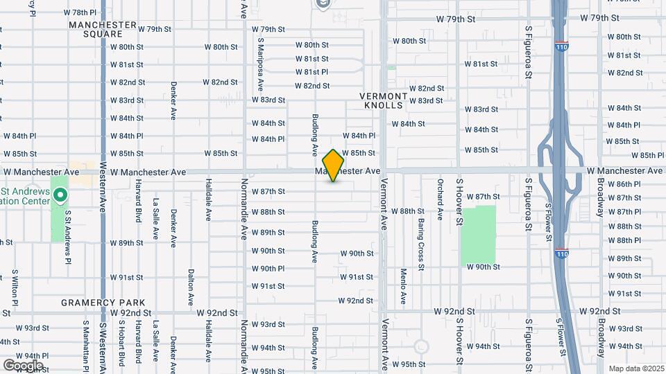 1125 W 87th St Map and Location Details