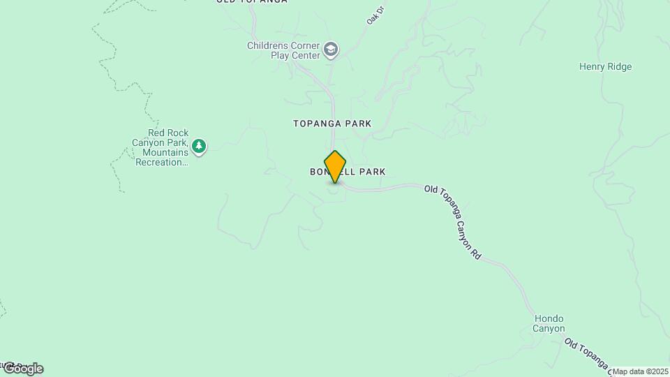 1281 Old Topanga Canyon Rd Map and Location Details