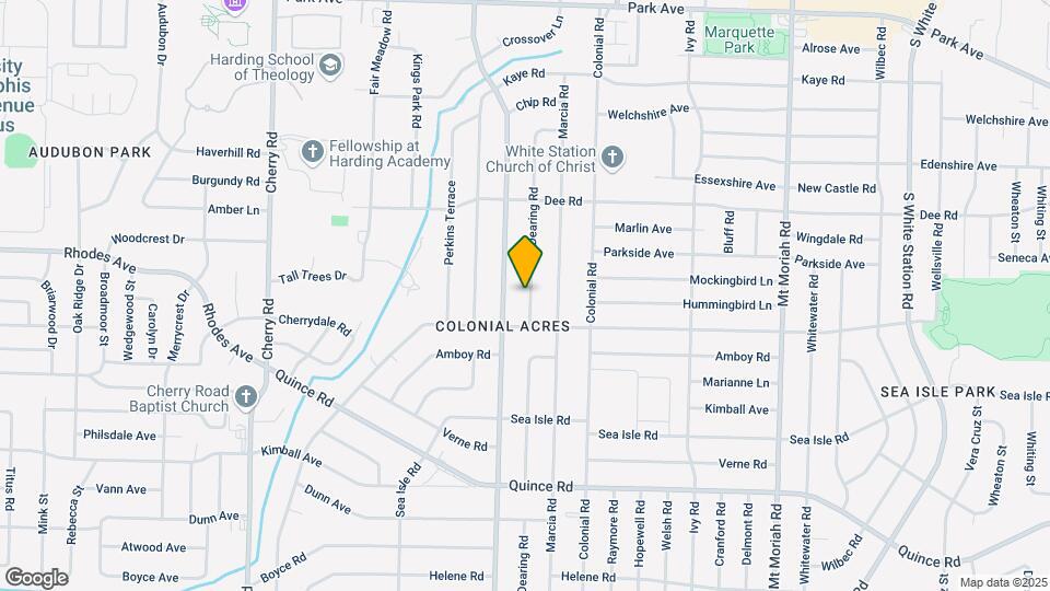 1249 Dearing Rd Map and Location Details